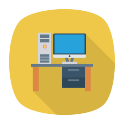 Computer desk  Icon