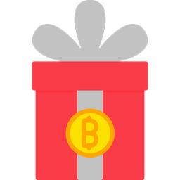 Bitcoin Gift  Icon