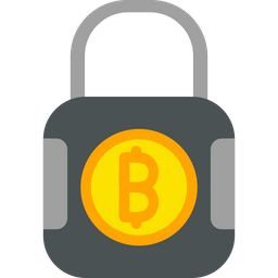 Bitcoin Lock  Icon