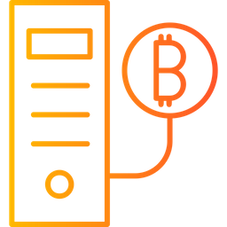 Bitcoin Cpu  Icon