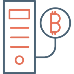 Bitcoin Cpu  Icon