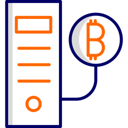 Bitcoin Cpu  Icon