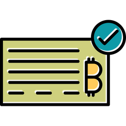 Bank Check  Icon