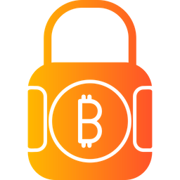 Bitcoin Lock  Icon