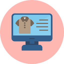 Cloth Online Shopping  Icon