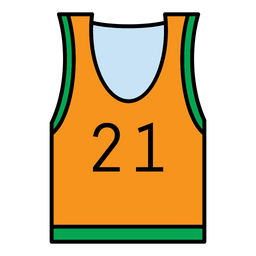 21 Number Jersey  Icon