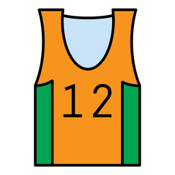 12 Number Jersey  Icon