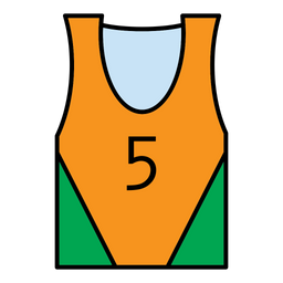 5 Number Jersey  Icon