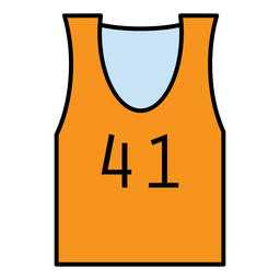 41 Number Jersey  Icon