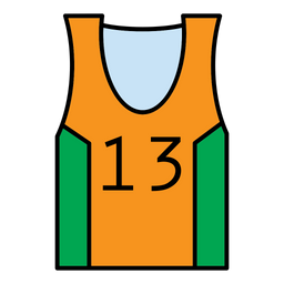 13 Number Jersey  Icon