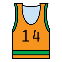 14 Number Jersey  Icon