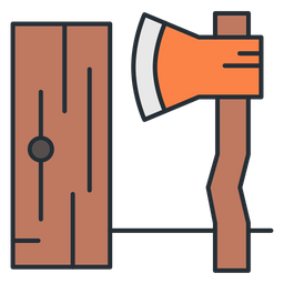 Chopping Wood  Icon