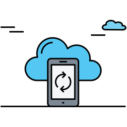 Cloud Mobile  Icon