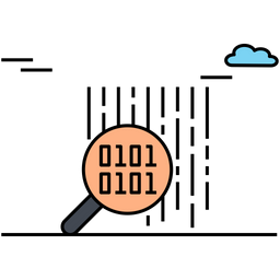 Binärcode-Scan  Symbol