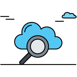 Cloud-Suche  Symbol