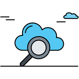 Cloud Search  Icon