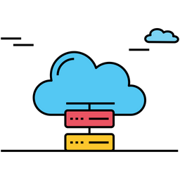 Cloud-Datenbank  Symbol