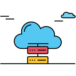 Cloud Database  Icon