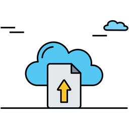 Cloud-Dateiupload  Symbol
