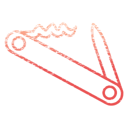 Taschenmesser  Symbol