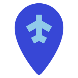 Airport pin  Icon