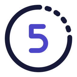 5 Sekunden Timer  Symbol