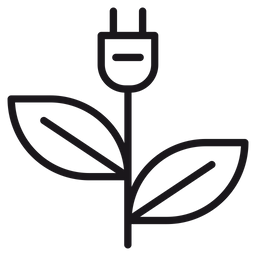 Eco Friendly Plug  Icon