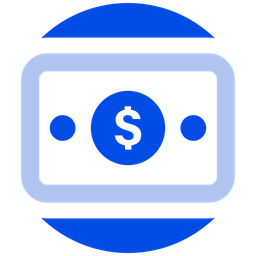 Dólar en efectivo  Icono