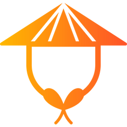 Chinesischer hut  Symbol