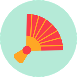 Chinese Hand Fan  Icon