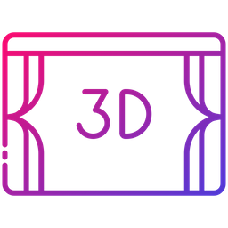 3 D Movie  Icon