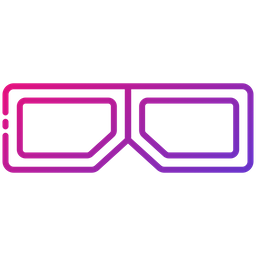 3D-Brille  Symbol