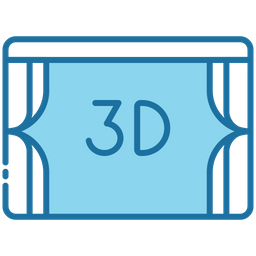 3 D Movie  Icon