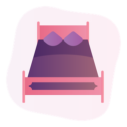 Hotel bed  Icon