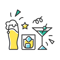 Cocktail party  Icon