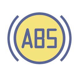 Abs Anti Lock Braking System Antilock Icon