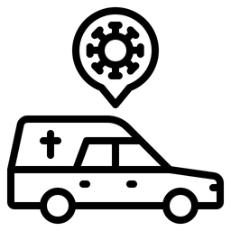 Leichenwagen  Symbol