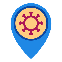 Covid Location  Icon