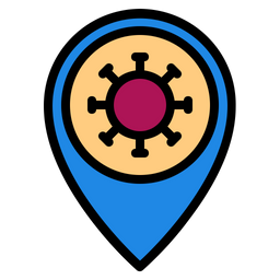 Covid Location  Icon