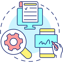 Firma electrónica y seguimiento de documentos.  Icono