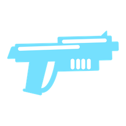 Futuristic gun  Icon