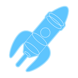 Launching rocket  Icon
