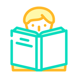 Reading Book  Icon