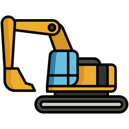 Excavator Digger  Icon