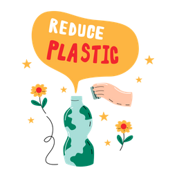 Reduce plastic  Icon