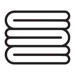 Toalha dobrada  Ícone