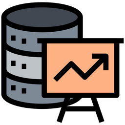 Gráfico de banco de dados  Ícone