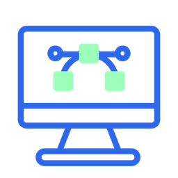 Computer Designing  Icon