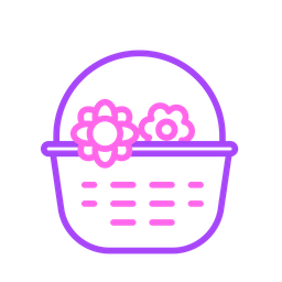 Flower Basket  Icon