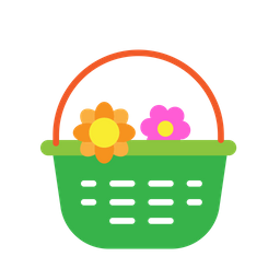 Flower Basket  Icon